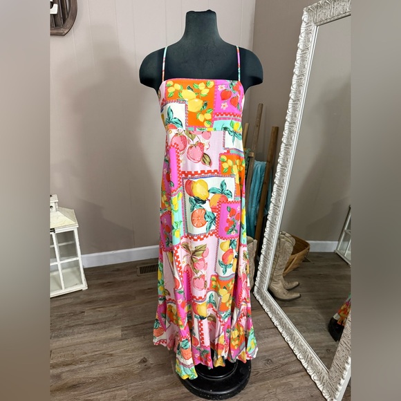 Paper Heart Dresses & Skirts - Paper Heart • Fruit Floral Maxi Dress